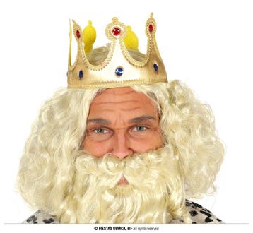 Gouden Koningskroon volwassen, Ophalen of Verzenden, Nieuw