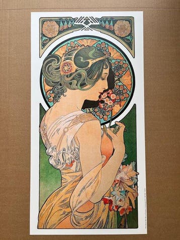 Alphonse Mucha (after) - La Primavera