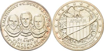 Zilver medaille 1972 Luft- en Raumfahrt, Verzenden