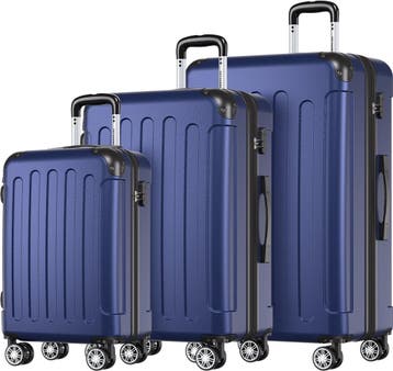 Kofferset - 3 Delig - 38L Handbagage + 70L en 110L, Verzenden, Nieuw