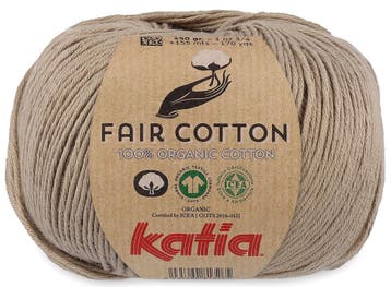 Katia Fair Cotton - 23 reebruin - Biologisch Katoengaren, Ophalen of Verzenden, Nieuw