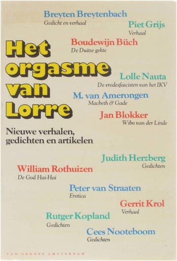 Orgasme van lorre - van Amerongen, Verzenden, Gelezen