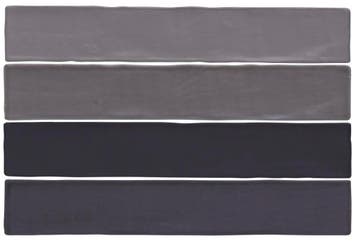 Wandtegel Antraciet 6,5x39,5cm (Muurtegels), Nieuw, 20 tot 40 cm, 10 m² of meer, Wandtegels