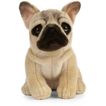 Living Nature Franse Bulldog knuffel - pluche - 25 cm, Verzenden, Nieuw