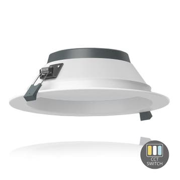 LED Downlight - Ortho - CCT Switch - Ø195 - 20w - Wit, Ophalen of Verzenden, Nieuw