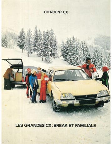 1977 CITROËN CX BROCHURE FRANS, Nieuw, Author