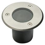 Grondspot geborsteld RVS rond 100mm, Ophalen of Verzenden, Nieuw