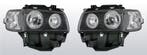Koplampen Angel Eyes | Volkswagen T4 1996-2003 | zwart, Verzenden, Nieuw