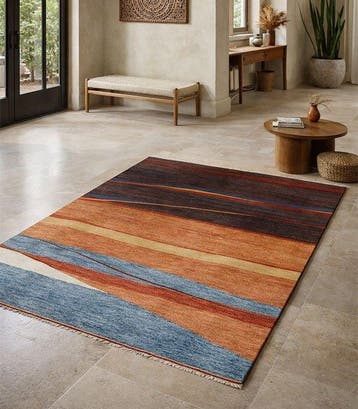 Gabbeh - Vloerkleed - 225 cm - 152 cm, Huis en Inrichting, Stoffering | Tapijten en Kleden, Nieuw