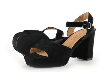 Di Lauro Sandalen in maat 39 Zwart, Verzenden, Zwart, Sandalen of Muiltjes, Di Lauro