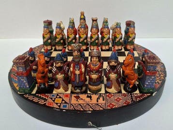 Schaakspel - Incas y Españoles - modder