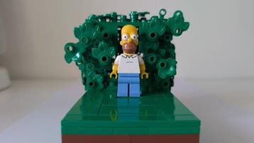 Lego MOC (My own creation) - The Simpsons - Homer Backing, Nieuw