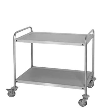 GGM Gastro | Serveerwagen - 1000x600mm - met 2 bladen |, Verzenden