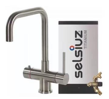 Selzius kokendwaterkraan Push en Turn RVS 3-in-1 -, Ophalen of Verzenden, Nieuw