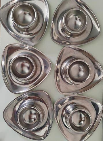 Alessi - Carlo Mazzeri & Anselmo Vitale - Eierdopje (6) -, Antiek en Kunst