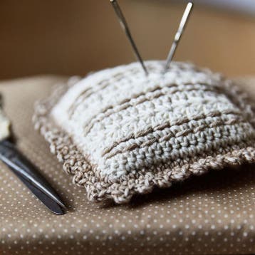 Haakpatroon Antiek Speldenkussen - vintage stijl met picot, Ophalen of Verzenden, Nieuw