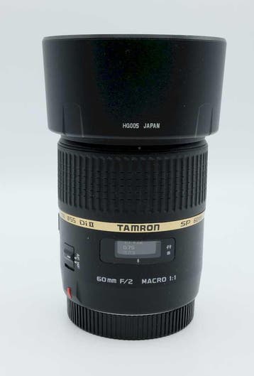 Tamron SP SP AF60mm 2.0 Macro Canon OCCASION, Ophalen of Verzenden, Zo goed als nieuw