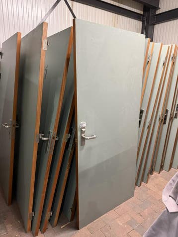 Ca. 43x Binnendeuren, grijs/lichtblauw, Doe-het-zelf en Verbouw, Nieuw