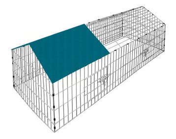 Konijnen/Kippenren 180x75x75cm incl Zonbescherming, Verzenden, Nieuw