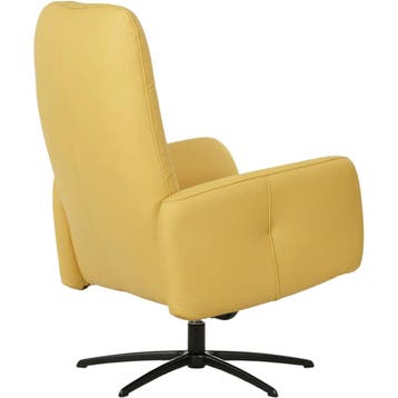 Leren draaifauteuil Pulse - Toledo Giallo (geel) - Stervoet, Bohemian, Industrieel, Modern, Scandinavisch, Nieuw, Ophalen of Verzenden
