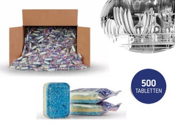 Fedec Vaatwastabletten 500 stuks - 3 laags - schoonmaak,, Verzenden, Nieuw