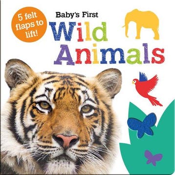 Babys First Felt Flap Book- Babys First Wild Animals, Boeken, Verzenden, Gelezen, Georgie Taylor