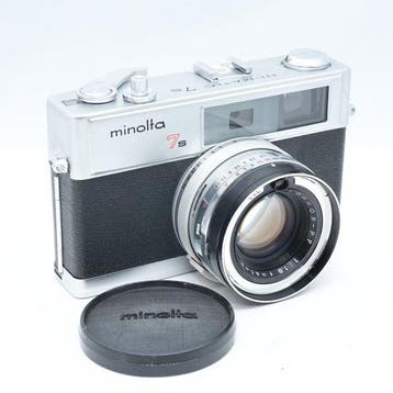 Minolta Hi-Matic 7s (Rokkor-PF 45mm f/1.8) Analoge camera, Nieuw