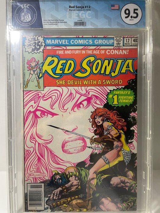 Red Sonja (Vol. 1) #12 - EGC 9.5 - Ashes and Emblems! - 1, Boeken, Strips | Comics