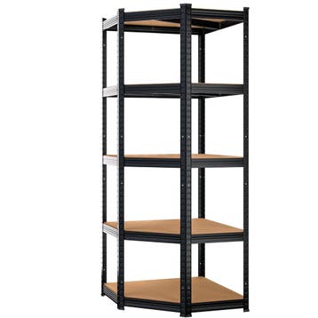 Stellingen voor zwaar gebruik Zwart 180x70x40cm gegalvani..., Huis en Inrichting, Kasten | Boekenkasten, Verzenden, Nieuw