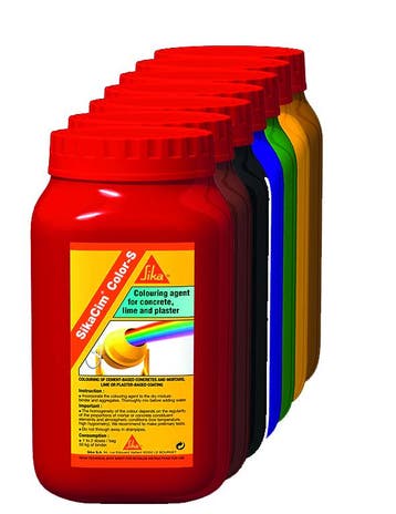 Sika Bouw Sikacem color s 400 gr, oker, pot, Verzenden, Nieuw