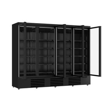 Combisteel Koelkast | 2025L | Zwart | 0°C/+10°C | Geforceerd, Witgoed en Apparatuur, Koelkasten en IJskasten, Ophalen of Verzenden