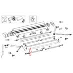 Thule 6300 Lead Rail 3.50 Wit, Caravans en Kamperen, Ophalen of Verzenden, Nieuw, Thule