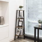 2dekans | VDD - hoekboekenkast - 34x34x125cm - kleur: zwart, Ophalen of Verzenden, Zo goed als nieuw