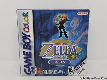 Gameboy Color - The Legend Of Zelda Oracle Of Ages - USA - N, Spelcomputers en Games, Verzenden, Gebruikt