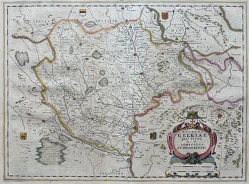 Nederland - Gelderland, Zutphen; J. Janssonius - Ducatus, Nieuw