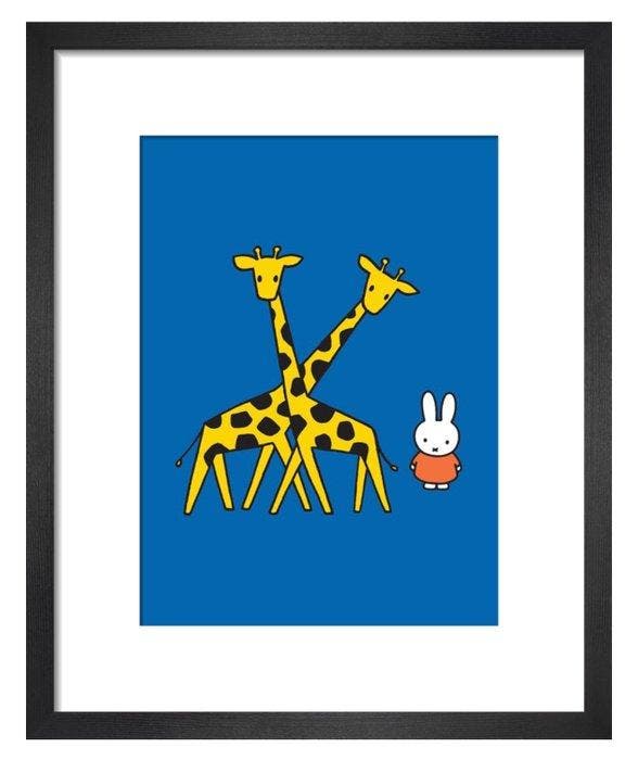 Dick Bruna - “Miffy and Giraffes”., Antiek en Kunst, Kunst | Tekeningen en Foto's