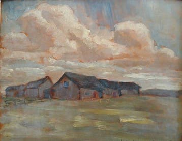Henri Valery Vanderpoorten (1897-1977) - Ouotso - Lapland -, Antiek en Kunst