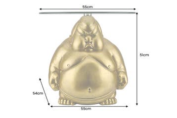 Salontafel SUMO 55 cm rond glas goud - 48012, Ophalen of Verzenden, Nieuw