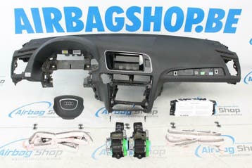 Airbag set Dashboard zwart stiksels Audi Q5 - 8R, Auto-onderdelen, Gebruikt, Audi