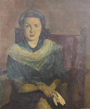 Europese school (XX) - Retrato de dama