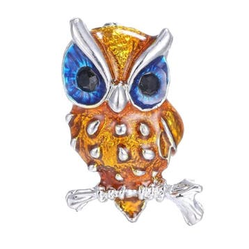 Fako Bijoux - Broche - Uil - 20x32mm - Goudkleurig, Verzenden, Nieuw