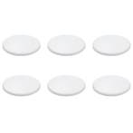 Afdekplaat plafond | Q-link | 6 stuks (Rond, Ø125mm, Wit), Verzenden, Nieuw