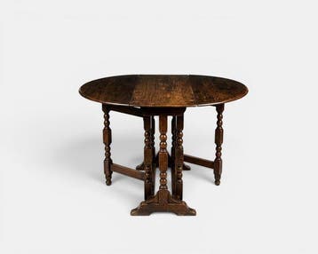 Uitschuifbare tafel - walnotenhout - tafel