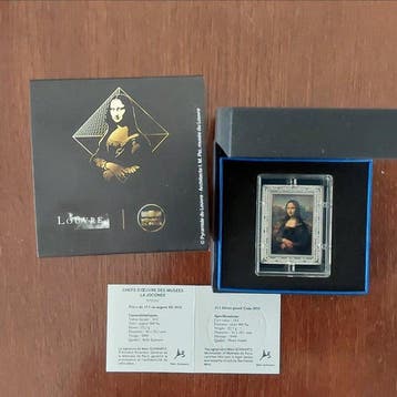 Frankrijk. 10 Euro 2019 Mona Lisa Proof (Zonder, Postzegels en Munten