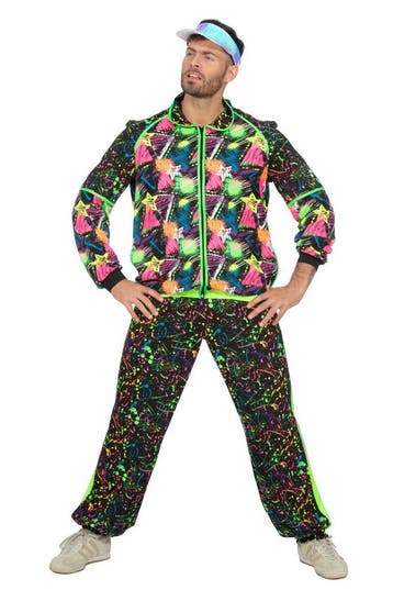 Fout Neon trainingspak 80´s Volwassenen, Kleding | Dames, Ophalen of Verzenden, Nieuw