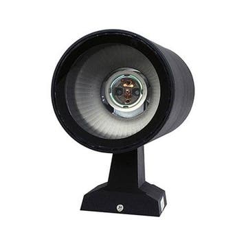 Tuin/Buitenlamp/Wandlamp Rond Mat Zwart Dubbel, Tuin en Terras, Nieuw, Ophalen of Verzenden, Hanglamp, 50 tot 250 watt