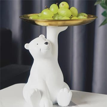 Creatieve Beren Opbergbakje met Plateau - Decoratie & Cadeau, Dieren en Toebehoren, Overige Dieren