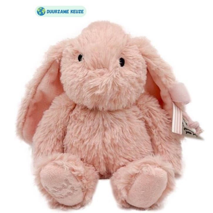 Knuffel konijn |  Roze | 15 cm (knuffeldier, knuffels baby), Kinderen en Baby's, Speelgoed | Knuffels en Pluche, Nieuw, Ophalen of Verzenden