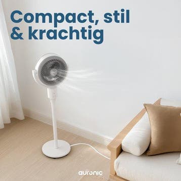 2dekans | Auronic Statiefventilator - Staande Ventilator -, Ophalen of Verzenden, Zo goed als nieuw