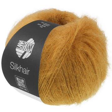 Lana Grossa Silkhair - 229 Goudbruin - Superkid Mohair & Z, Ophalen of Verzenden, Nieuw